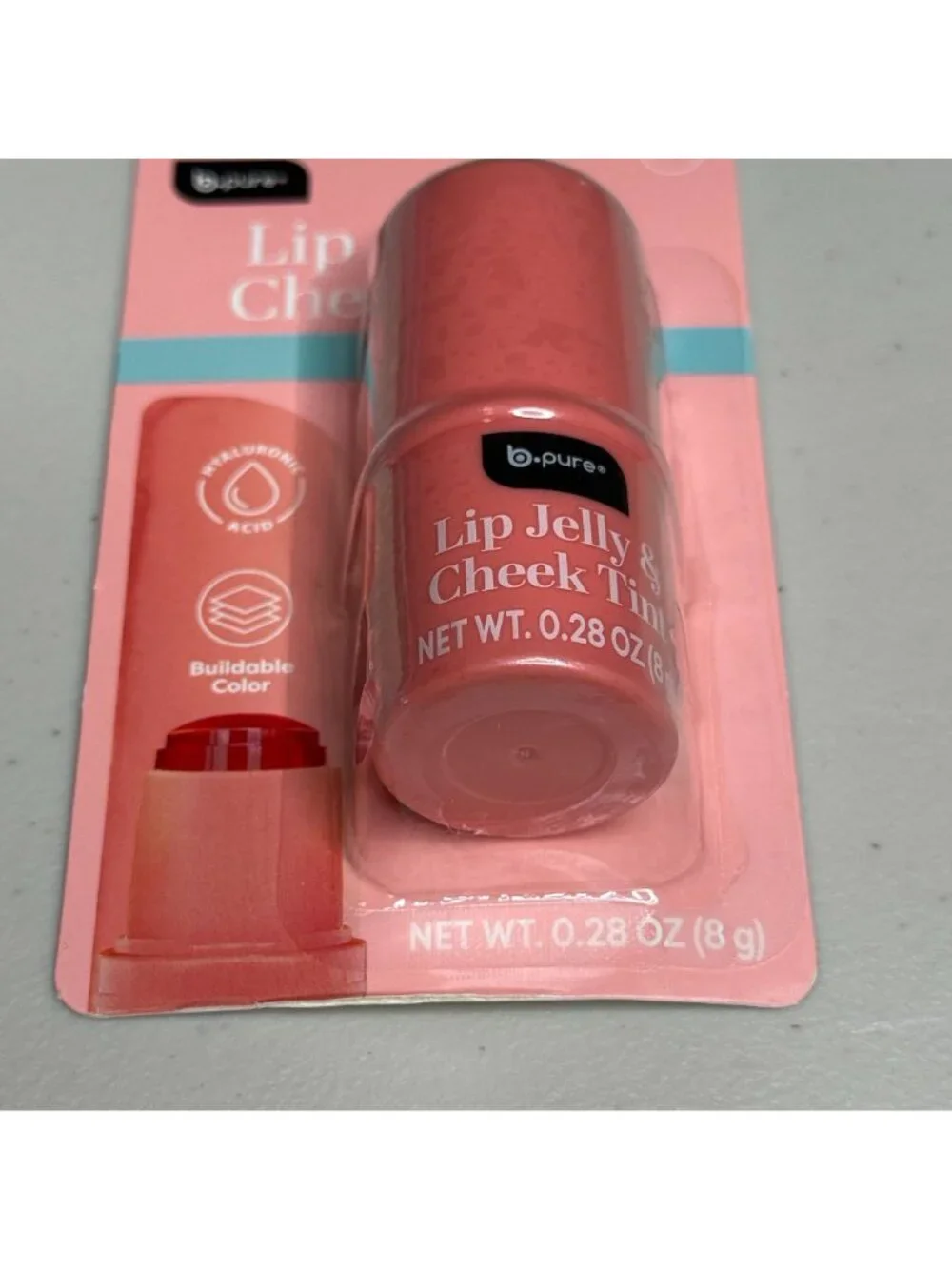 b.pure Lip Jelly & Cheek Tint Coral